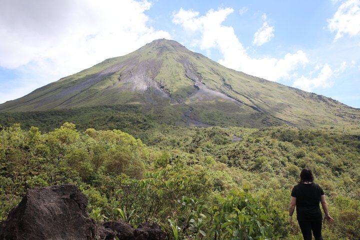 Spectacular View from the Base of the Majestic Arenal Volcano