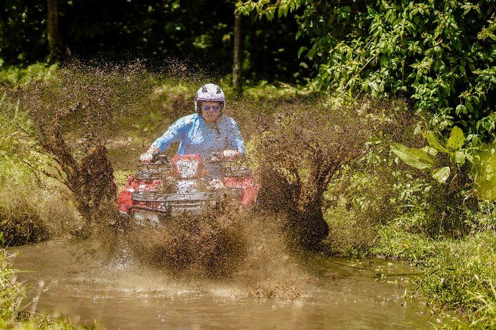 Splash through muddy waterholes on your ATV!