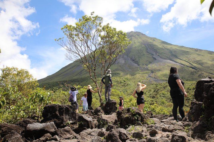 Stunning View from the Base of Arenal Volcano