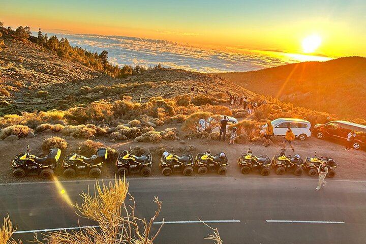 sunset quad bike tour at Tenerife volcano or day trip