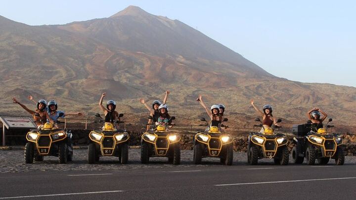 sunset quad bike tour at Tenerife volcano or day trip