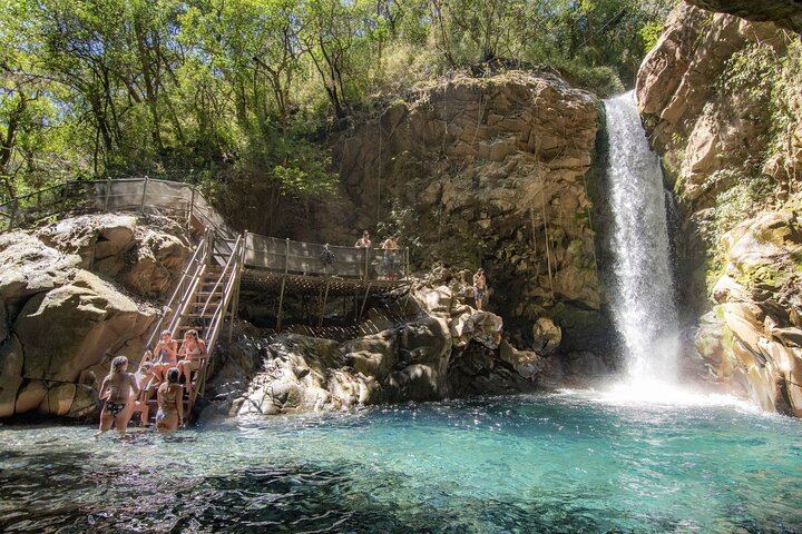 Swimming in Oropendola Waterfall - Rincon de la Vieja National Park Tour - Native's Way Costa Rica Tours & Packages