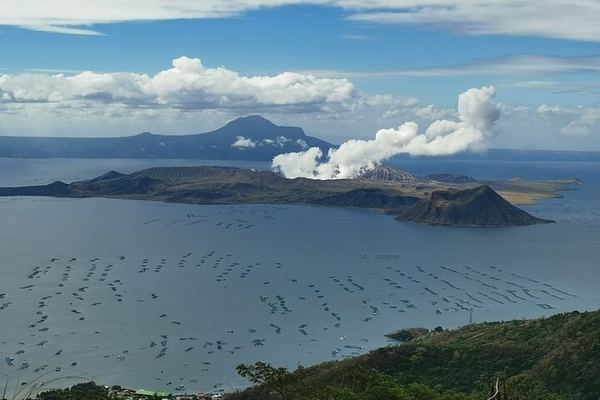 Taal by Boat (No Crater Trek), a Farm Resort Pool and a Picnic Lunch