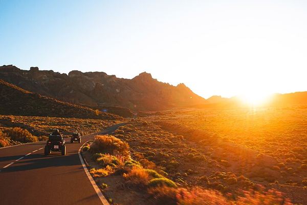 Teide Sunset by Quad, Above the Cloud Line