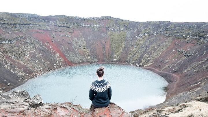 The 6500 year old Kerið Volcanic Crater
