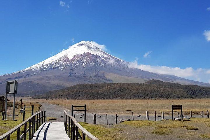 The Cotopaxi Volcano from the Limpiopungo valley.