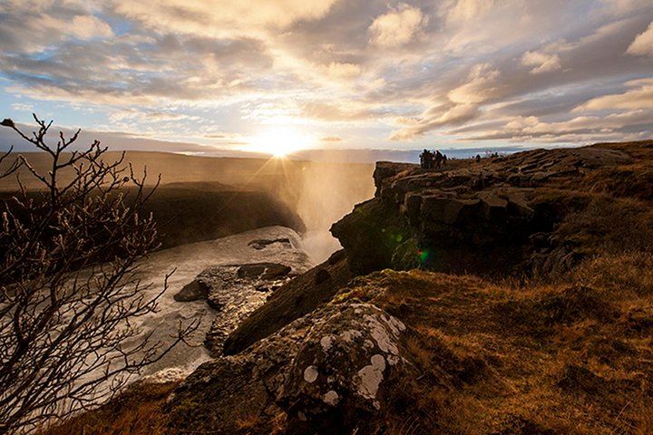 The Golden Waterfall