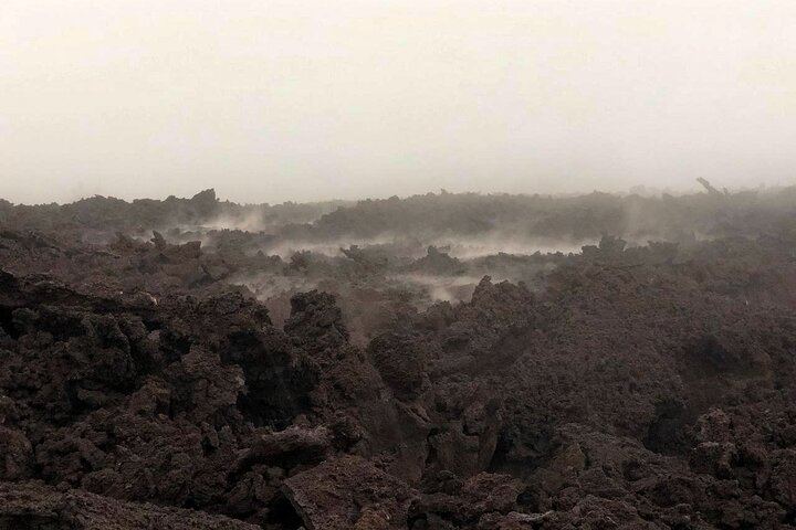 the lava field