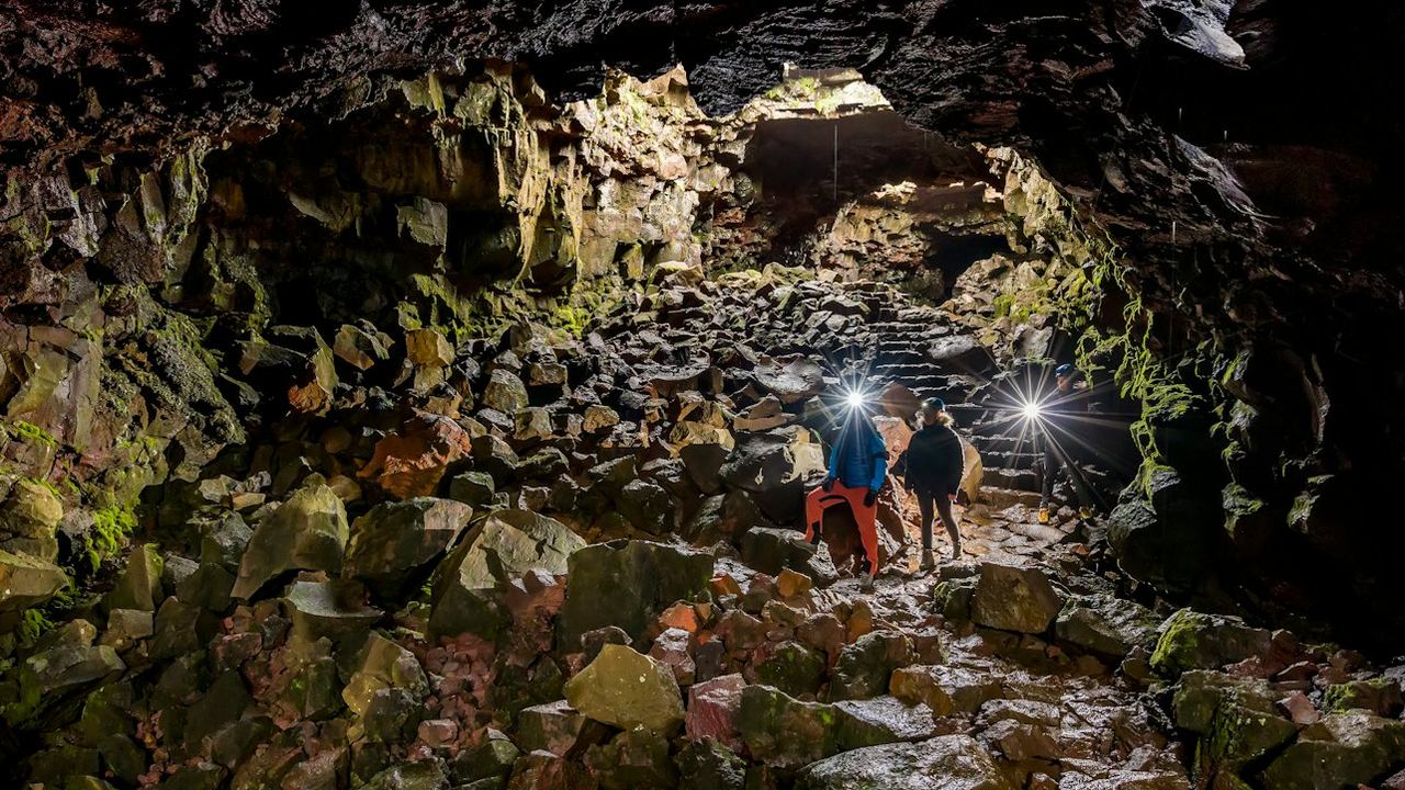 The Lava Tunnel with Transport from Reykjavík, 1,400 m