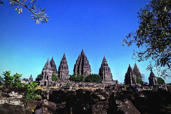 The magnificent Prambanan Temple in the morning