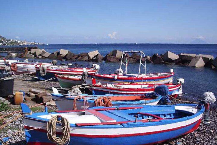 Lipari by Private Boat, with the Pumice Sea and Two Stops on Salina (10/12)
