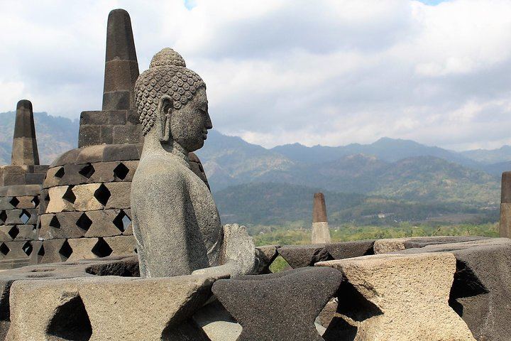 Top of Borobudur temple