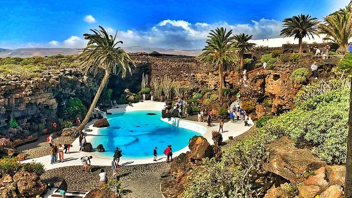 Tour to Timanfaya, Jameos del Agua, Cueva de los Verdes and viewpoint from the cliff