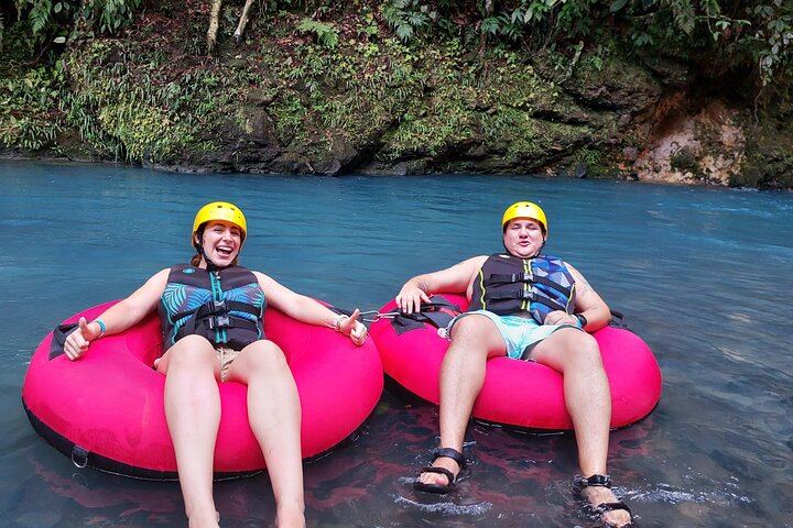 Tubing in Rio Celeste