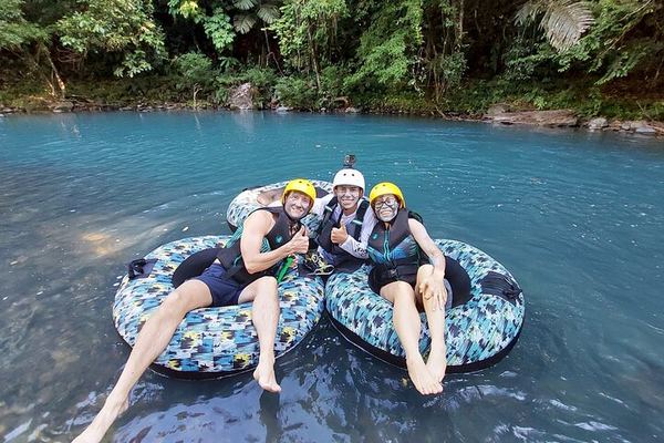Rio Celeste Tubing with a Certified Naturalist Guide and GoPro Photos