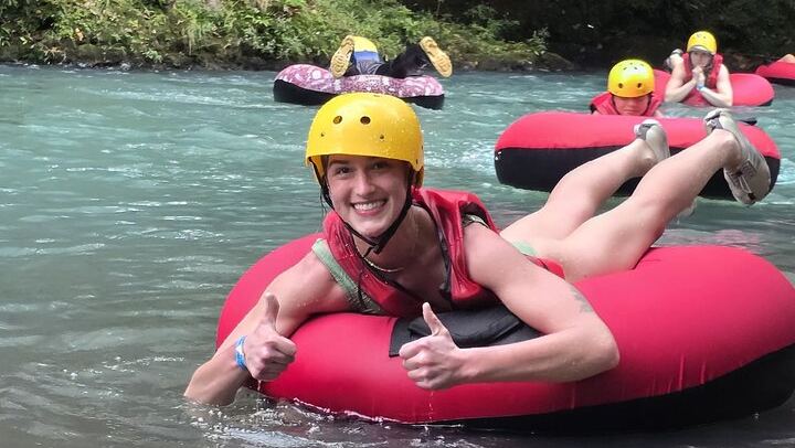 Tubing in Rio Celeste