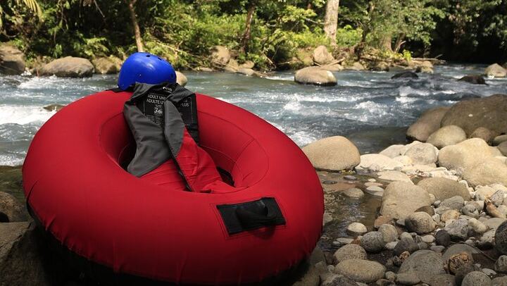 Tubing in Rio Celeste