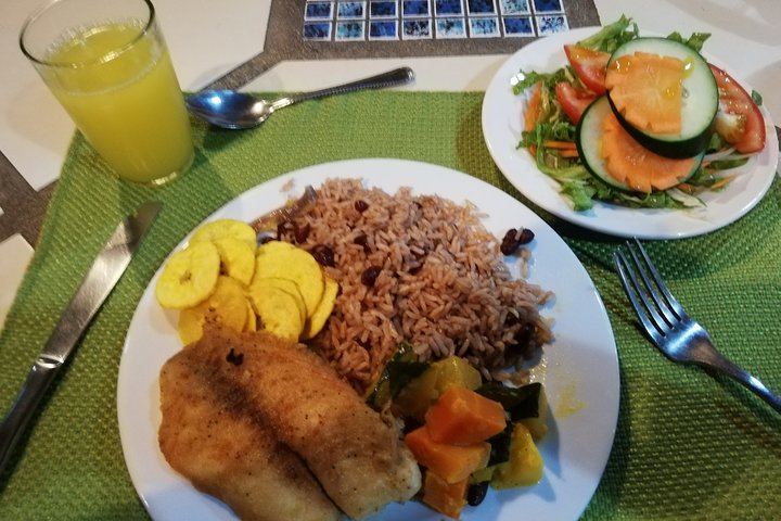 Typical Caribbean foods " Rice&Beans"