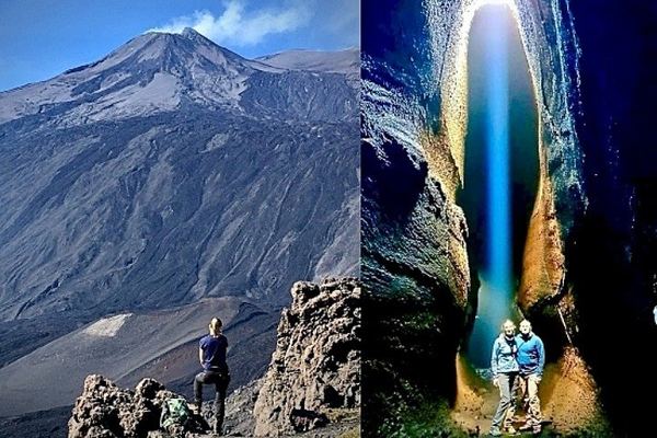 Etna Night Hike to Dawn: Craters and Lava Tunnel at First Light