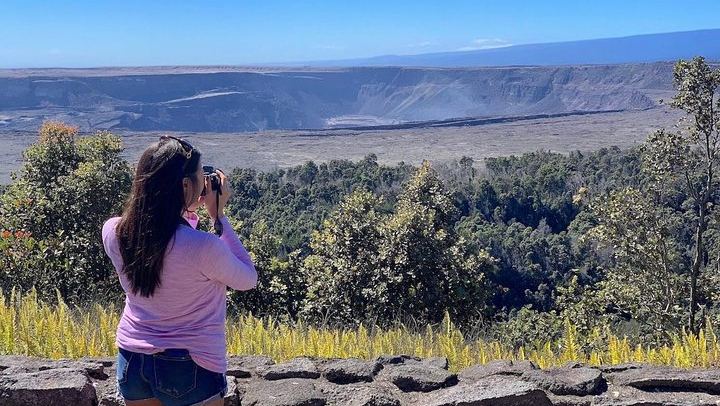 View of Halemaumau Crater