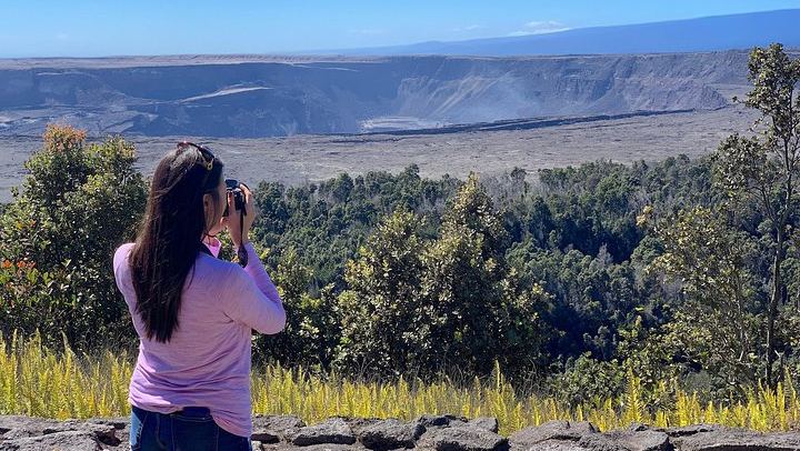 View of Halemaumau Crater