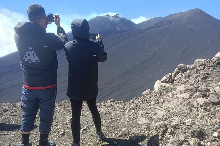 View of the summit craters