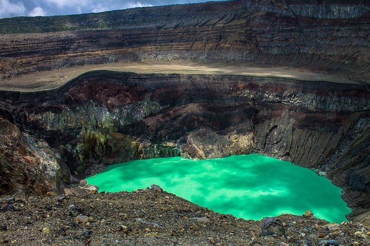 volcanic crater of santa ana