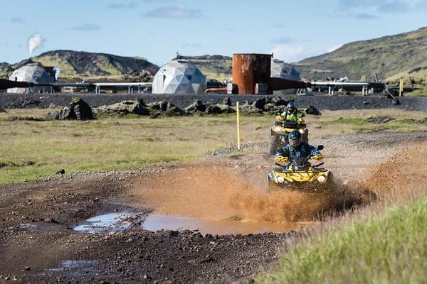 ATV to the Volcanic Springs: a Five-Minute Walk and a Natural Hot Bath