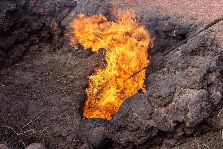 Volcano fire