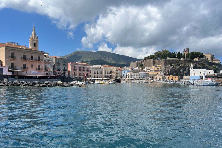 Vulcano Lipari Sciara of fire by day