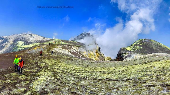 Walking on an active Volcano
