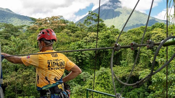 Zipline Tour in La Fortuna with Arenal Volcano Views