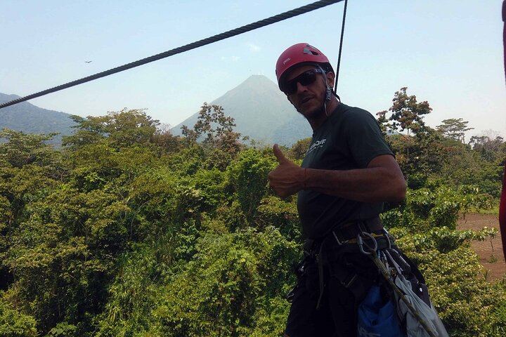 Zipline Tour in La Fortuna with Arenal Volcano Views